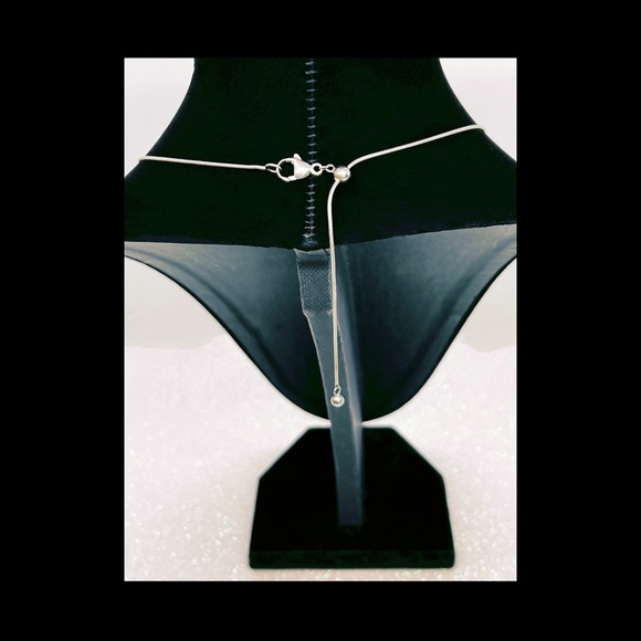 Honora Sterling Silver Cultured Pearl Button & Clear Topaz Pendant - Picture 4 of 5